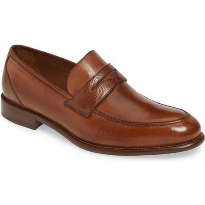 J & m 1850 Bryson Penny Loafer- Brown