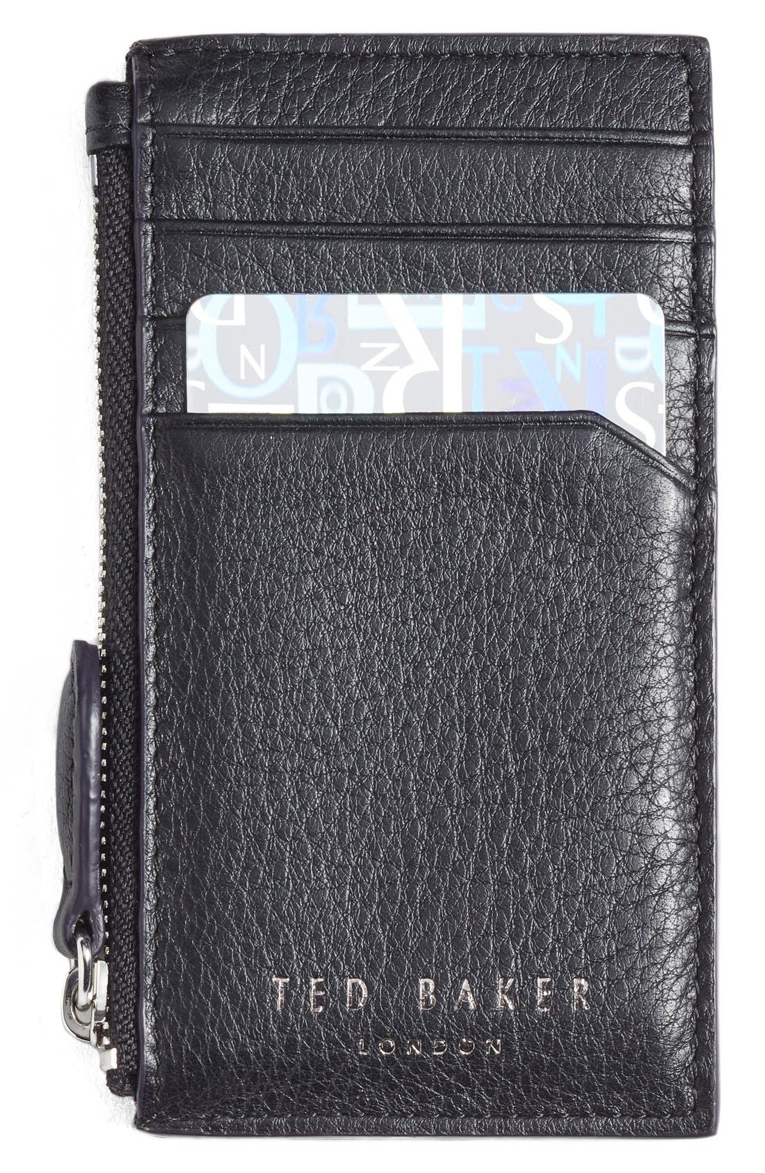 Ted Baker London 'Longzip' Card & Coin Case Nordstrom