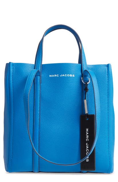 Marc Jacobs The Tag 27 Leather Tote In Evening Blue