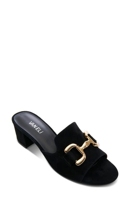 Vaneli Oksana Block Heel Sandal In Black