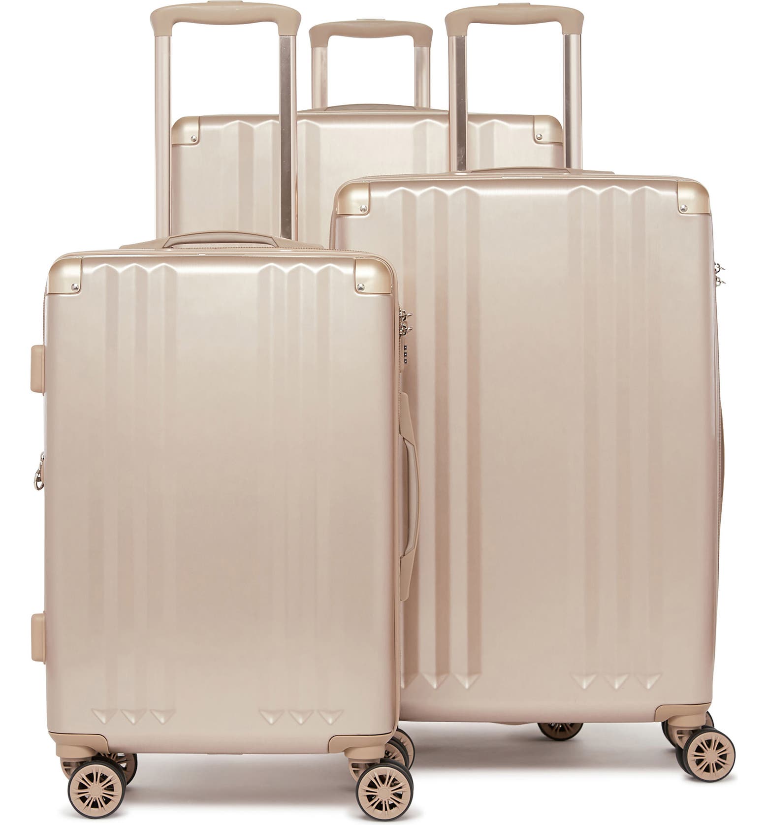 CALPAK Ambeur 3-Piece Metallic Luggage Set | Nordstrom