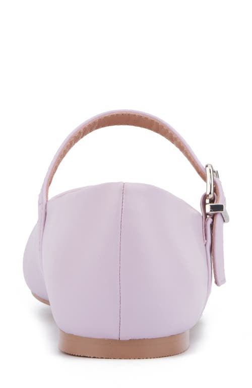 New York And Company Page Mary Jane Ballet Flat In Lilac