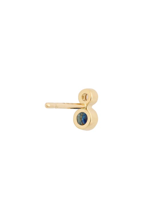 Bony Levy El Mar Stud Earrings In 18k Yellow Gold - Sapphire