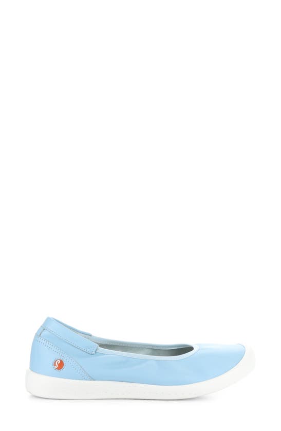 Softinos By Fly London Ilme Ballet Flat In Sky Smooth Leather