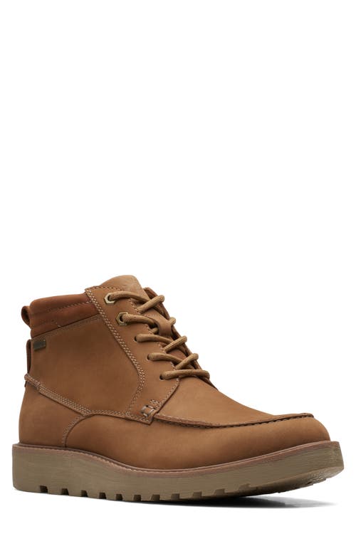 Clarks(r) Hinsdale Mid Boot in Dark Sand Leather