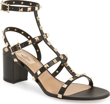 Valentino Garavani Rockstud Block Heel Sandal Women Nordstrom