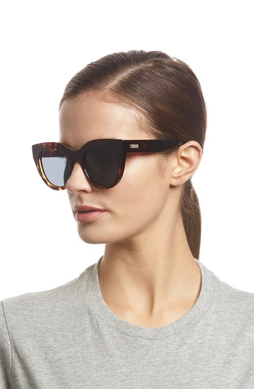 Shop Le Specs Air Heart 51mm Sunglasses In Tortoise/smoke