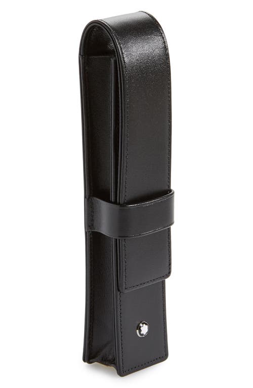 Montblanc Leather Pen Pouch in Black at Nordstrom