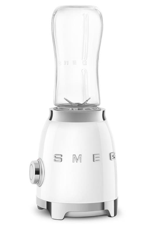 Shop Smeg Personal Blender & Bottle To Go Set In White