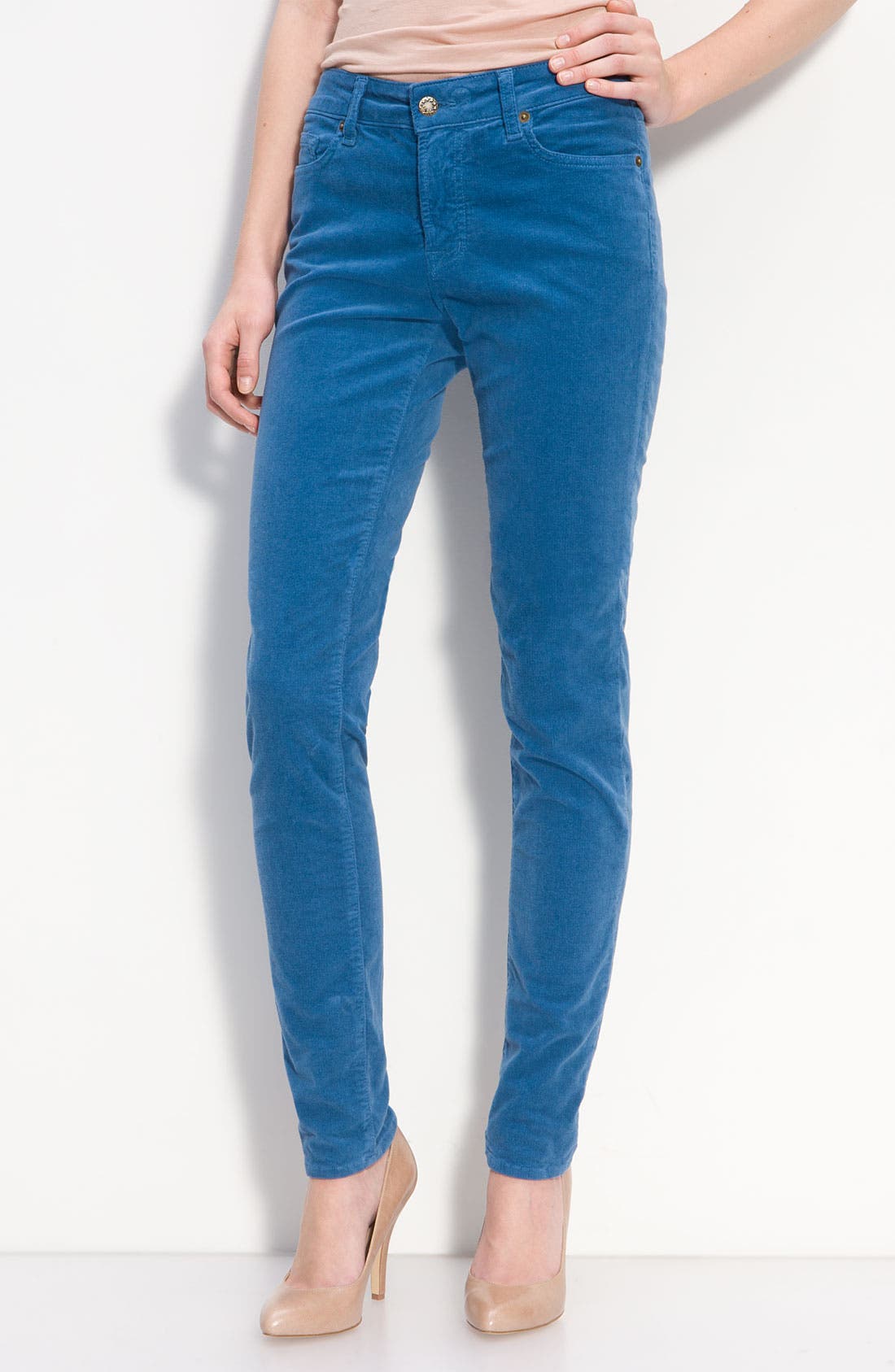 Blue Essence Skinny Corduroy Jeans (Nordstrom Exclusive) (Petite ...