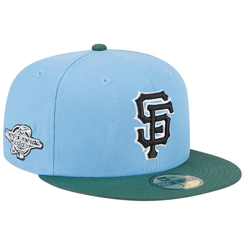 Shop New Era 59Fifty San Francisco Giants Blue Under Fitted Hat