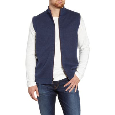 Tommy Bahama Flipsider Classic Reversible Knit Vest, Blue