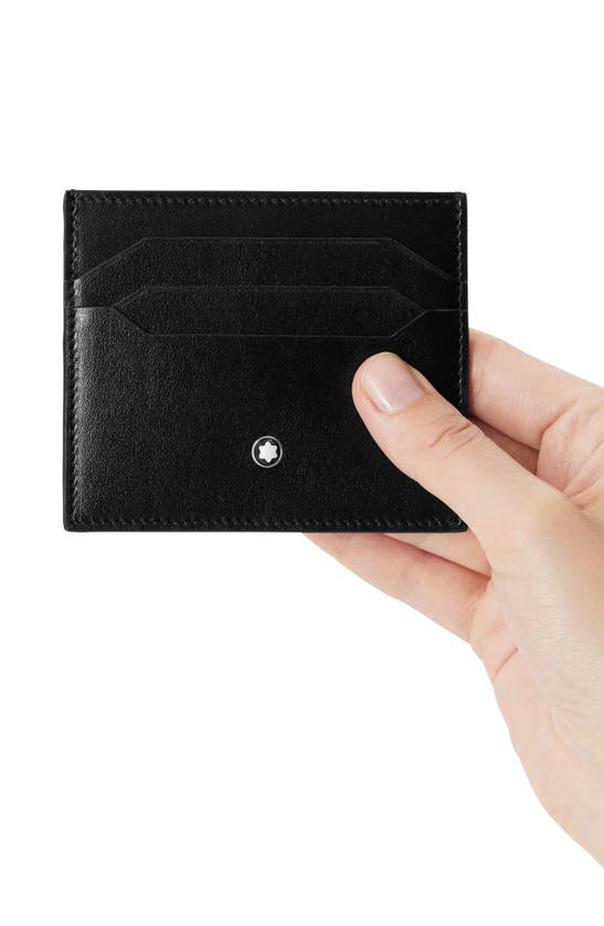Montblanc Meisterstück Leather Card Case In Black