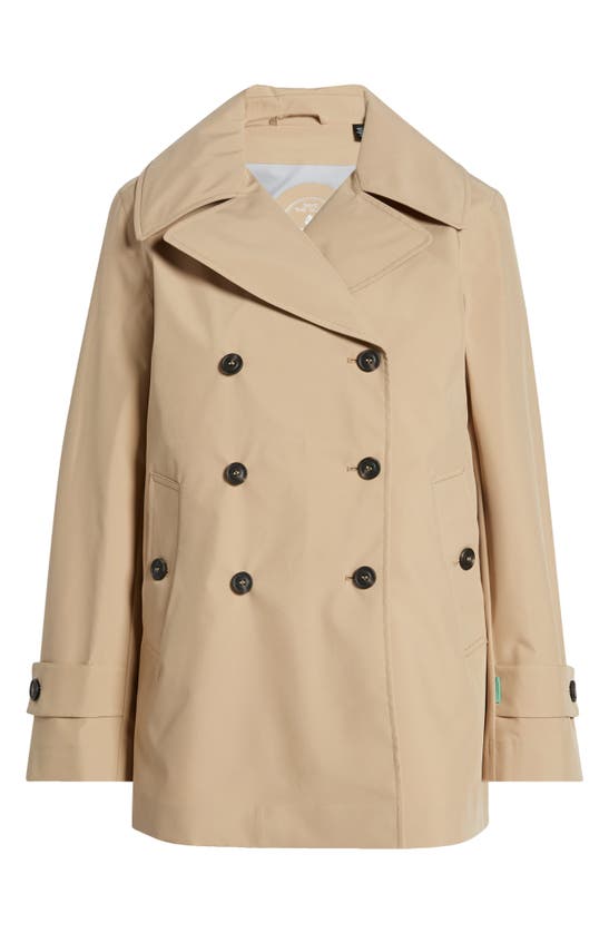 Shop Save The Duck Sofi Water Resistant Trench Coat In Stardust Beige