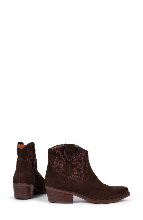 Penelope Chilvers Cassidy Western Boot In Bitter Chocolate