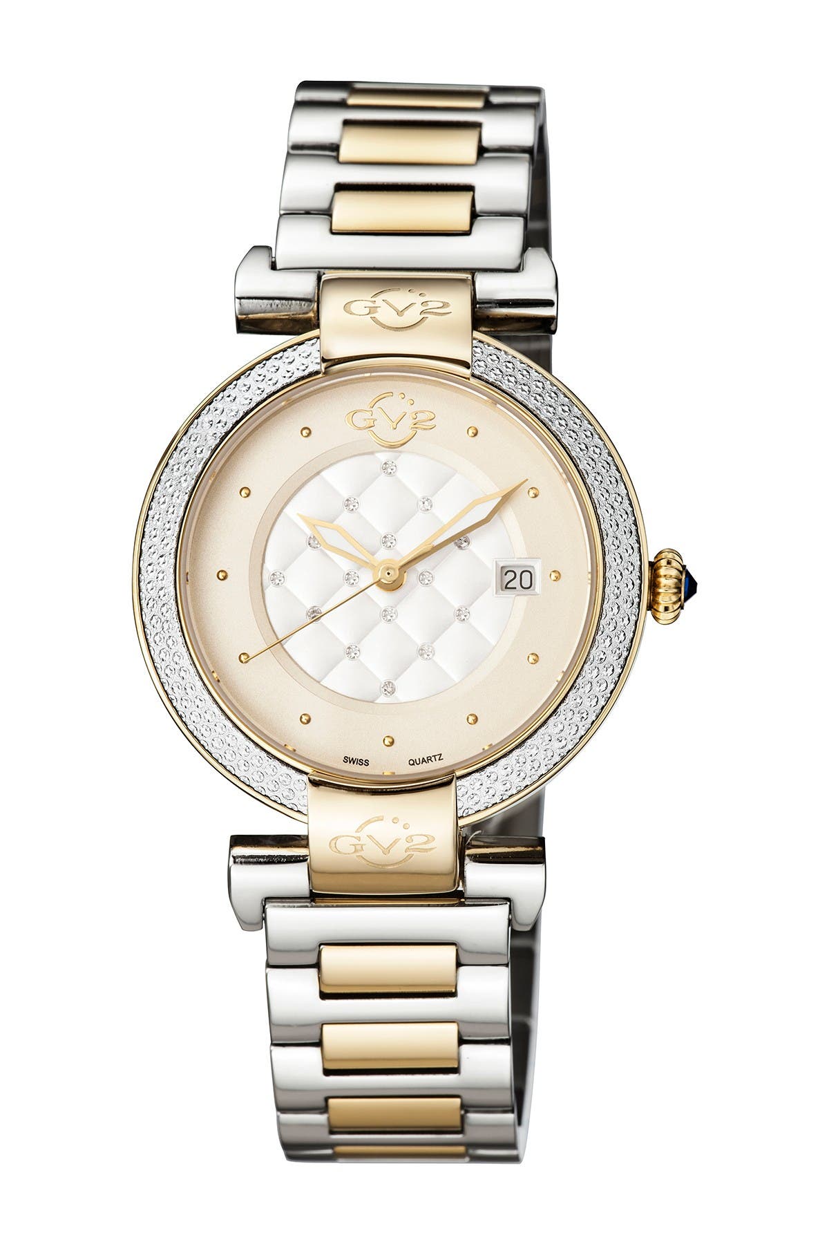 Gevril Women's Berletta Diamond Watch In Two Tones Ss/ipyg