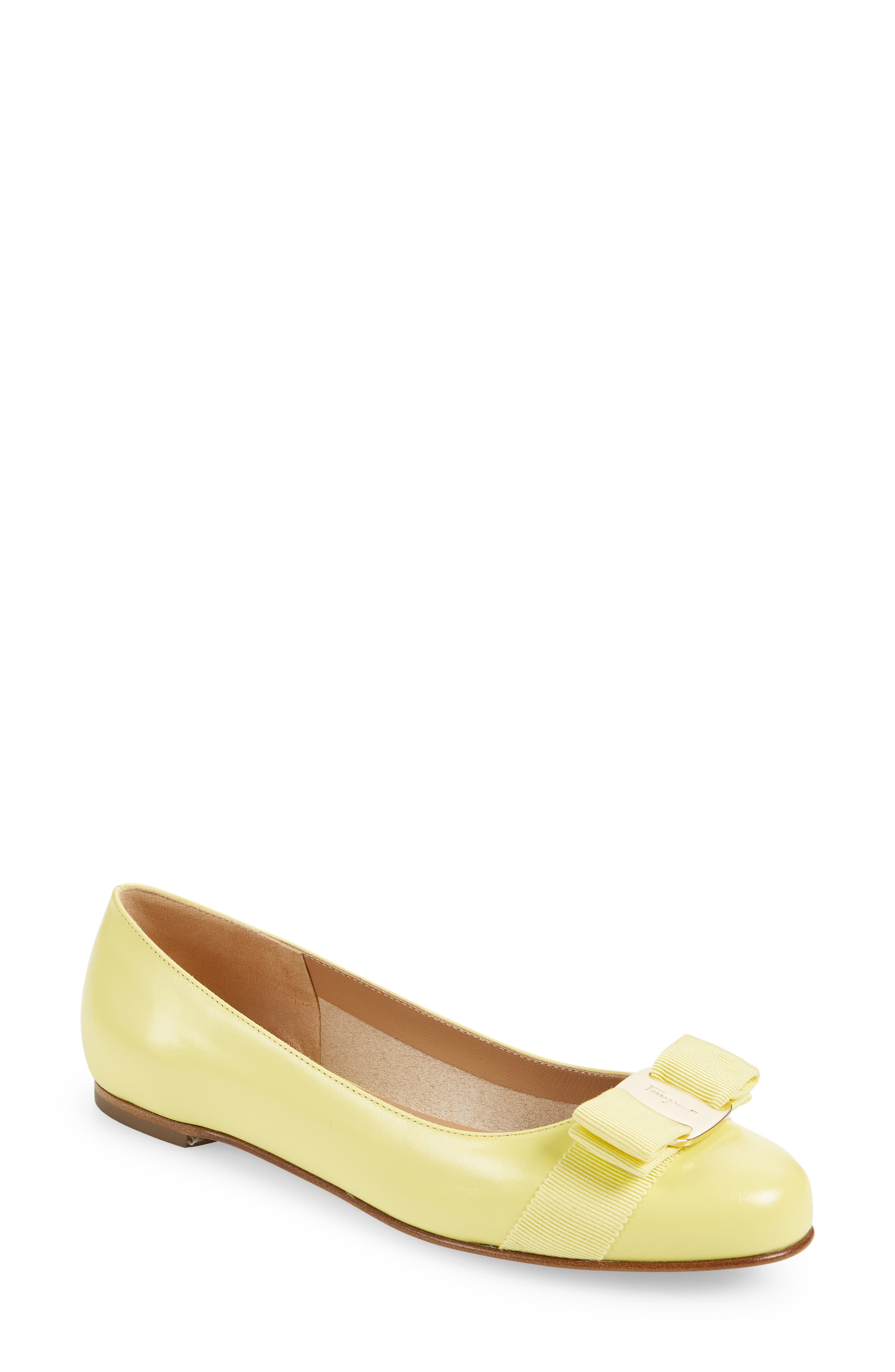 yellow shoes flats