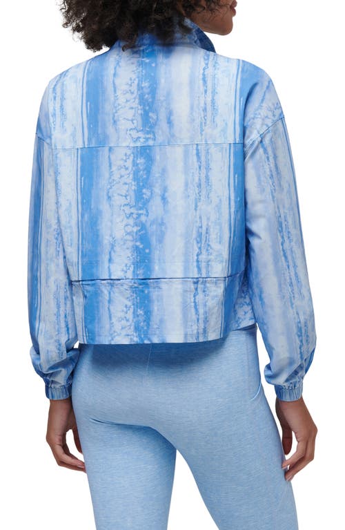 Travismathew Girls' Weekend Blouson Jacket In Cornflower Blue Multi