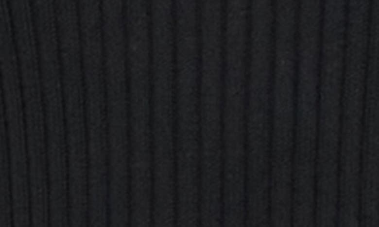 Shop Helmut Lang Cutout Sleeve Organic Cotton Rib Sweater In Black
