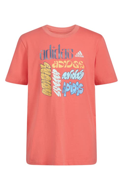 adidas Kids' Text Logo Graphic T-Shirt at