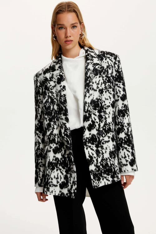 Nocturne Printed Double Breasted Jacket in Multi-Colored at Nordstrom