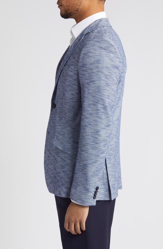 Shop Ted Baker Marcusj Slim Fit Slub Knit Sport Coat In Blue