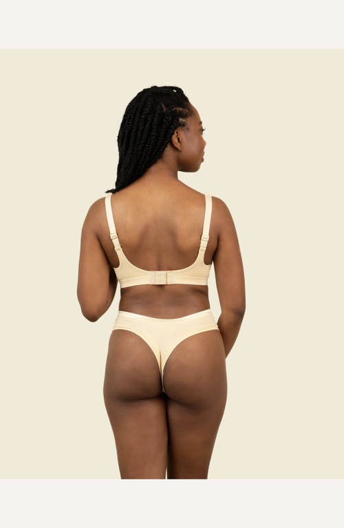 Subset Keyhole Soft Bra In Wheat