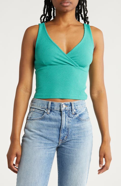 Simple Decision Rib Crop Tank