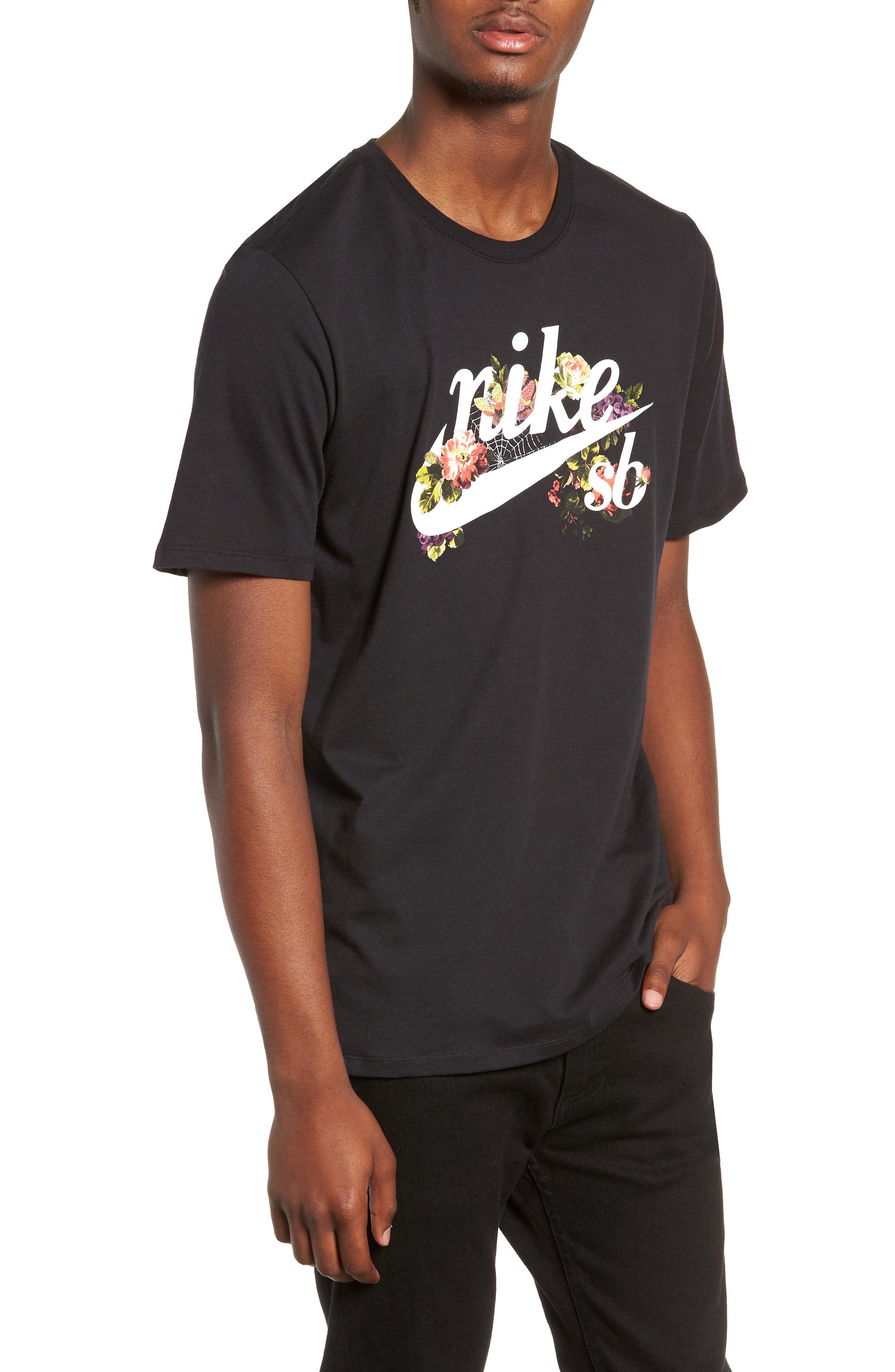 nike sb floral t shirt