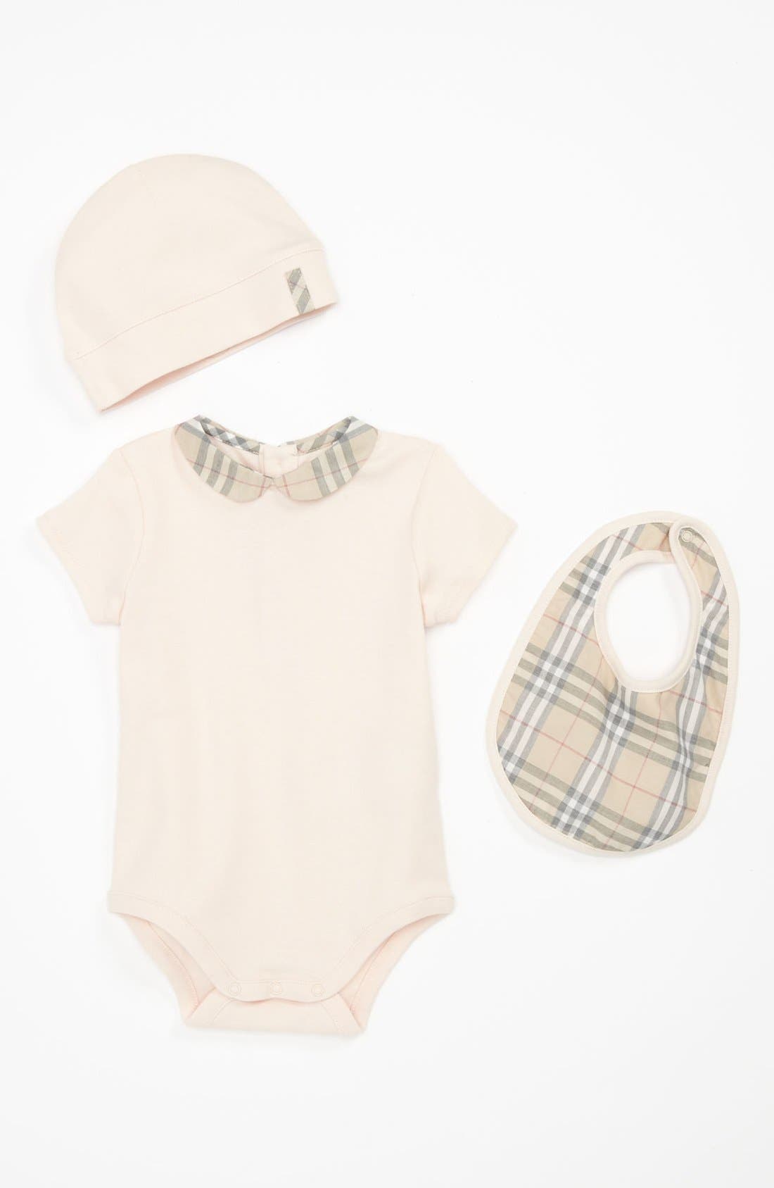 infant burberry hat