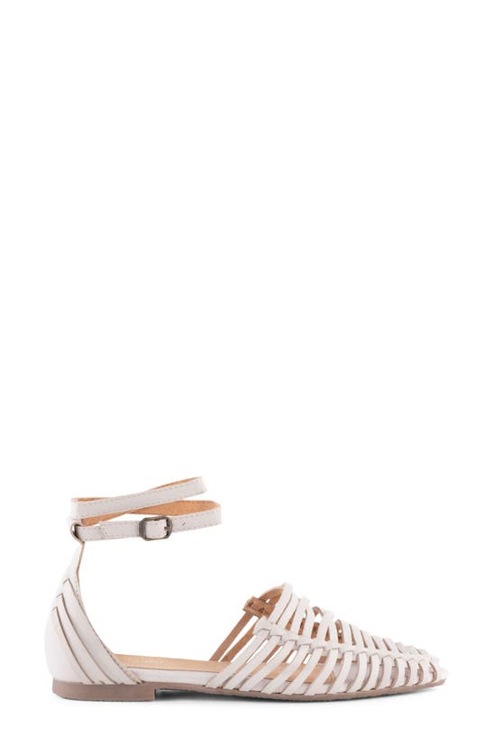 Seychelles Trinket Ankle Strap Flat In Off White
