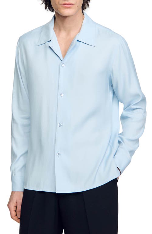 Requin Button-Up Shirt in Light Blue