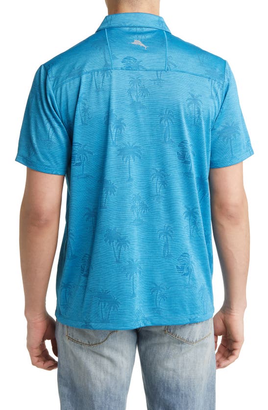 Shop Tommy Bahama Palm Coast Palmera Islandzone® Recycled Polyester Polo In Blue Allure