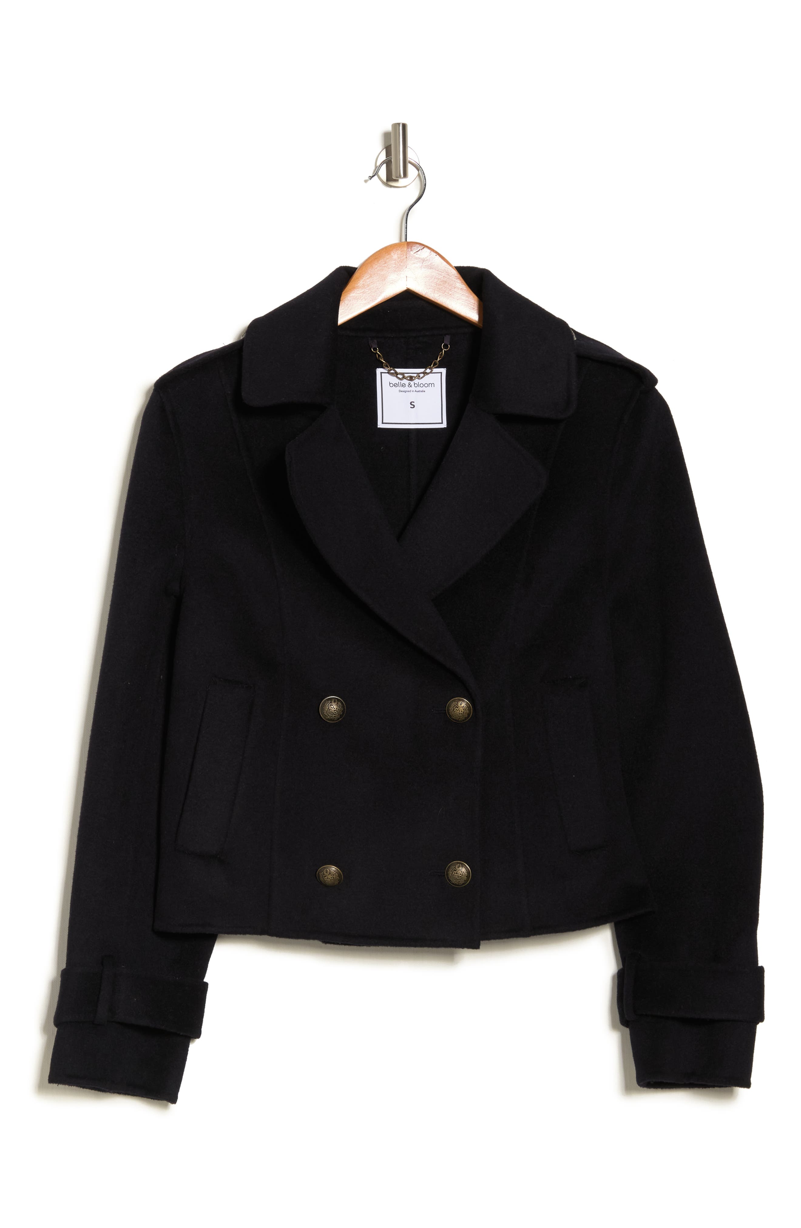 belle classic wool coat