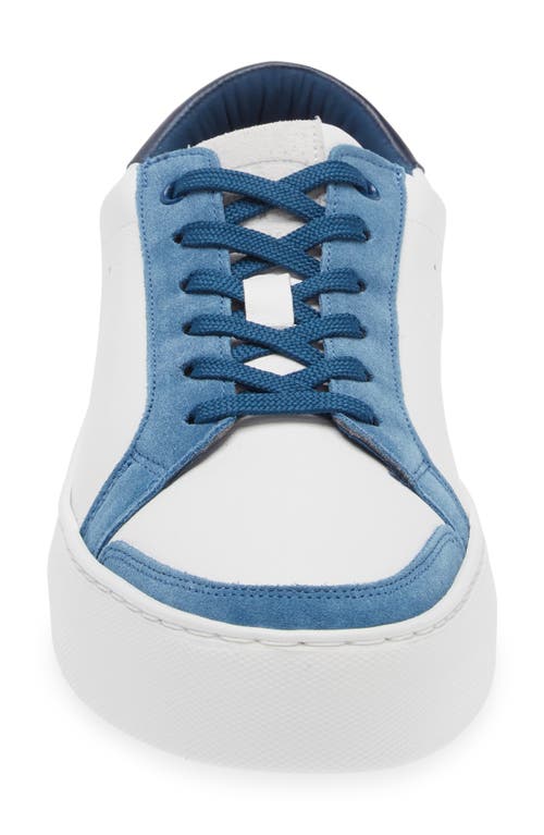 Shop G Brown Dynamic Low Top Sneaker In White/blue