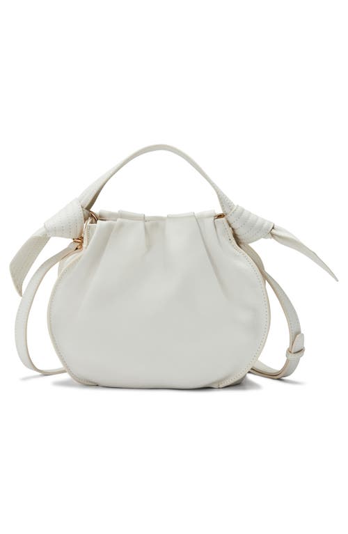 Shop Oryany Selena Leather Bucket Bag In Cloud