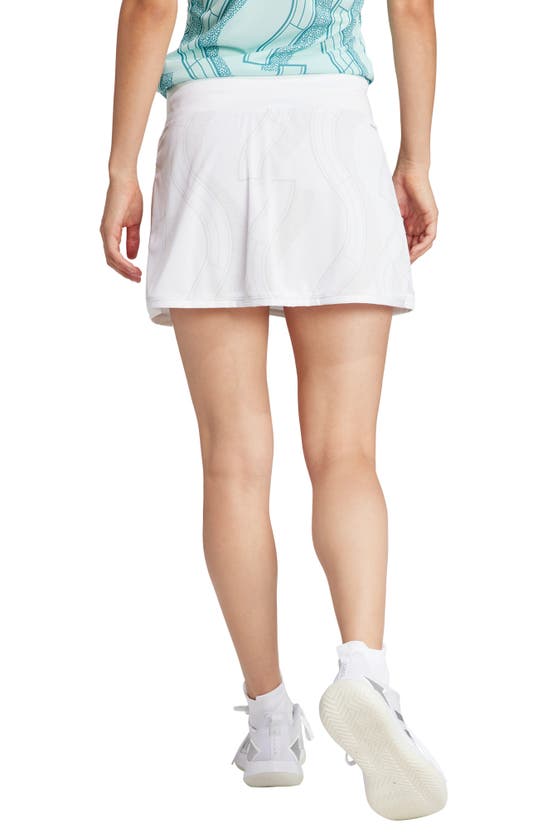 Shop Adidas Originals Club Tennis Graphic Skirt In White/ Grey One
