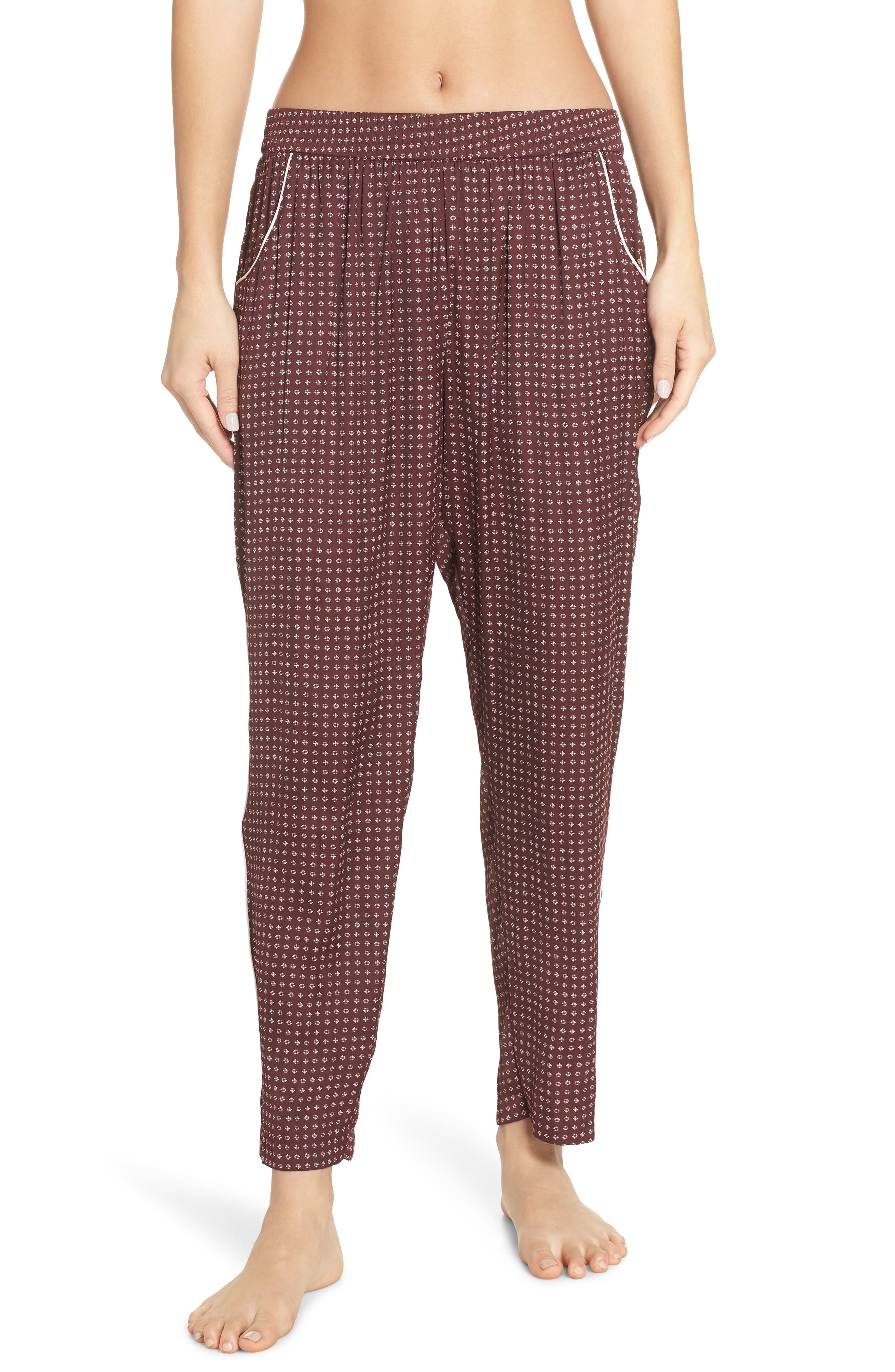 Something Navy Satin Pajama Pants (Nordstrom Exclusive) Nordstrom