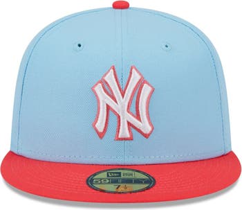 5950 Two-Tone Color Pack Pastel Blue New York Yankees Cap