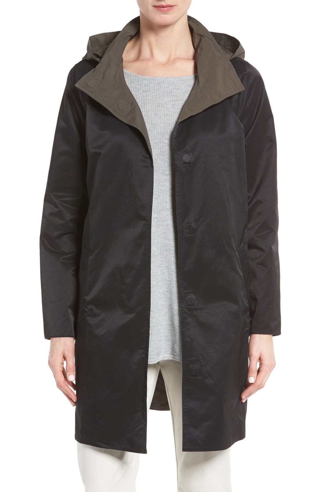 eileen fisher raincoat