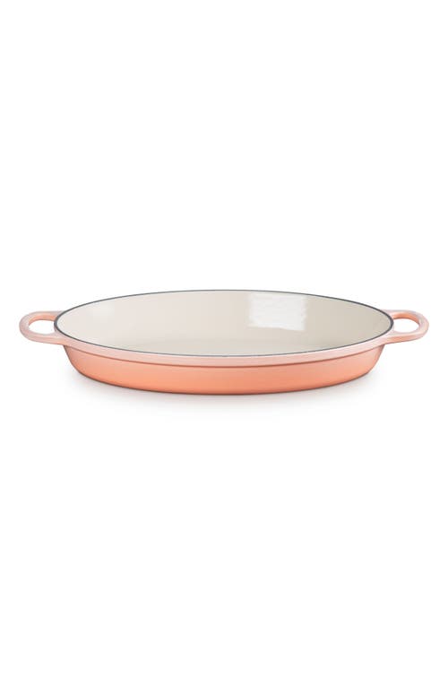 Le Creuset Signature 3 Quart Enameled Cast Iron Oval Baker In Peche