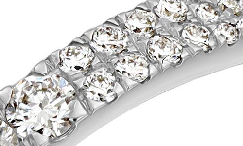 Bony Levy 18k White Gold Pavé Diamond Stackable Ring In 18k White Gold