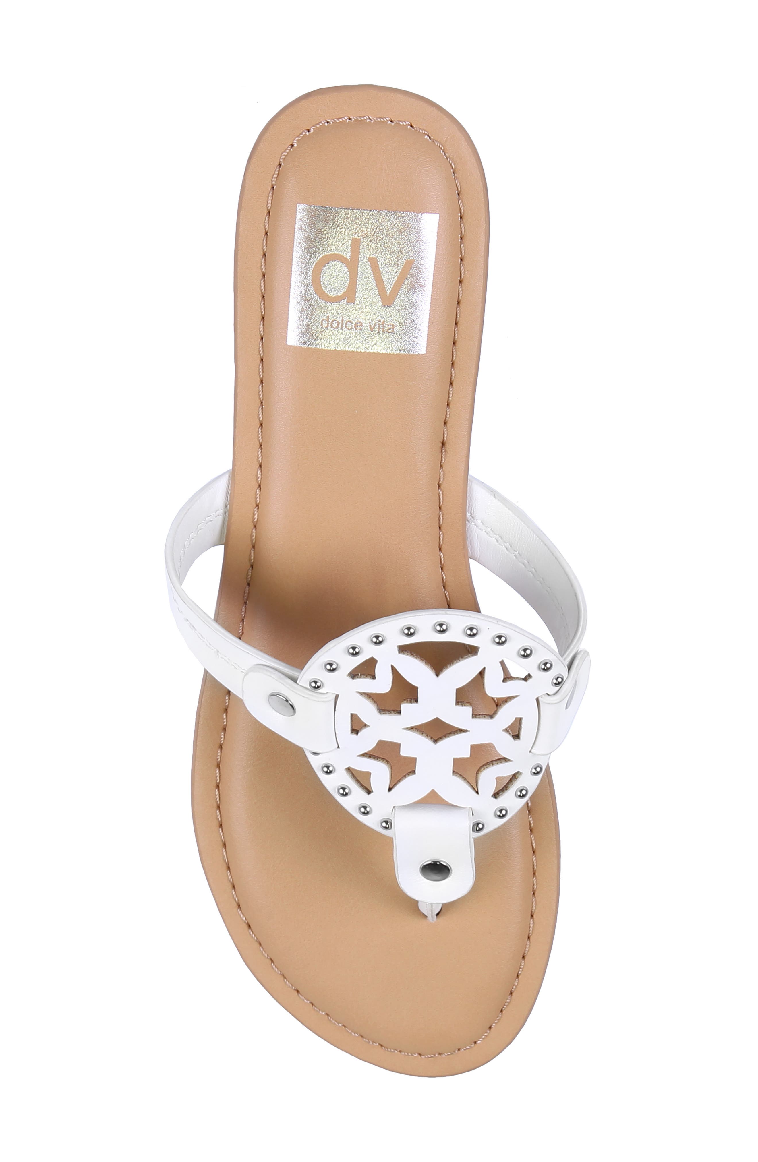 DV DOLCE VITA | Gotie Laser Cut & Studded Sandal | Nordstrom Rack