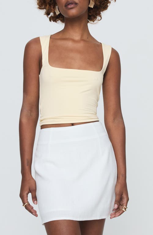 Princess Polly Back Time Tank Cream at Nordstrom,