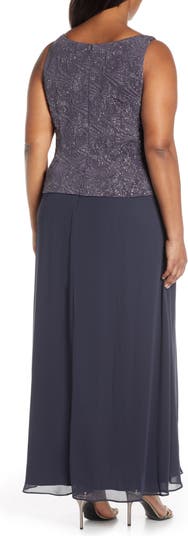 Alex Evenings Mock Two-Piece Gown with Jacket | Nordstrom
