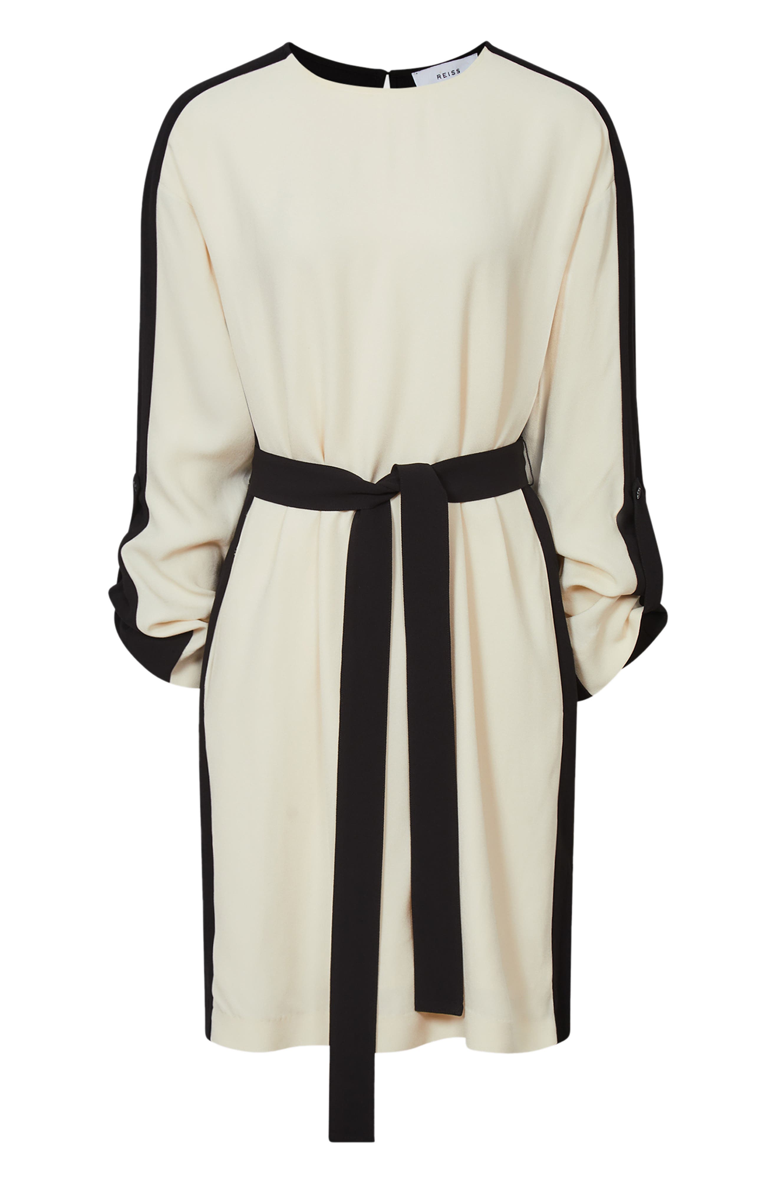 Reiss Skyler Belted Long Sleeve Dress 