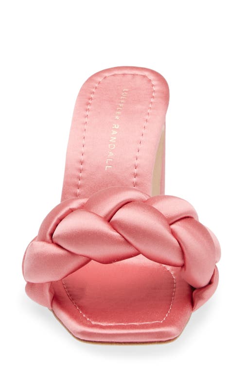 Loeffler Randall Freya Braid Slide Sandal In Bubblegum