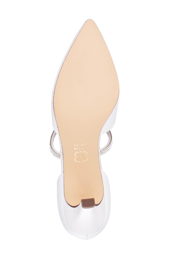 Shop Nina Brystol D'orsay Pointed Toe Pump In Ivory
