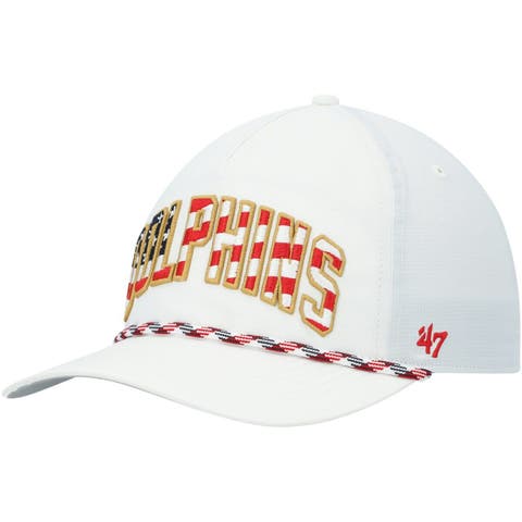 Miami Marlins '47 Suburbia Captain Snapback Hat - White