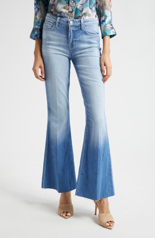 Shop L Agence L'agence Sera High Waist Flare Leg Jeans In Cabrini